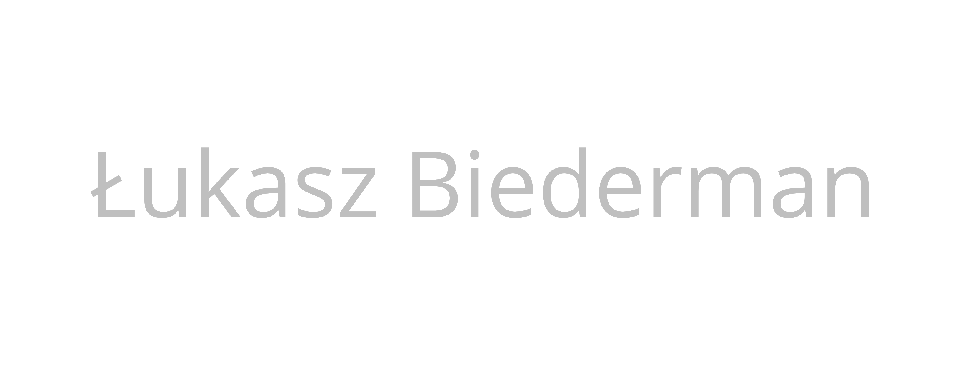 Łukasz Biederman